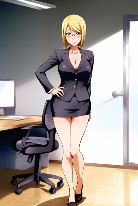 69429-1008814054-kon-kit, 1girl, blonde hair, blush, breasts, formal, full body, glasses, large breasts, miniskirt, office lady, pencil skirt, sh.png